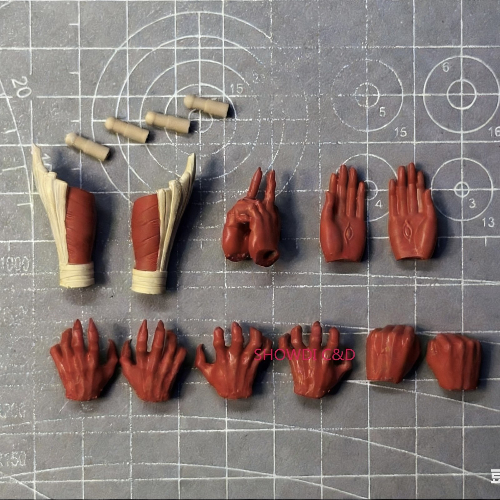 1/12 Custom Hand Accessories Model For 6'' Shf Jujutsu KaisenItadori Yuji Body
