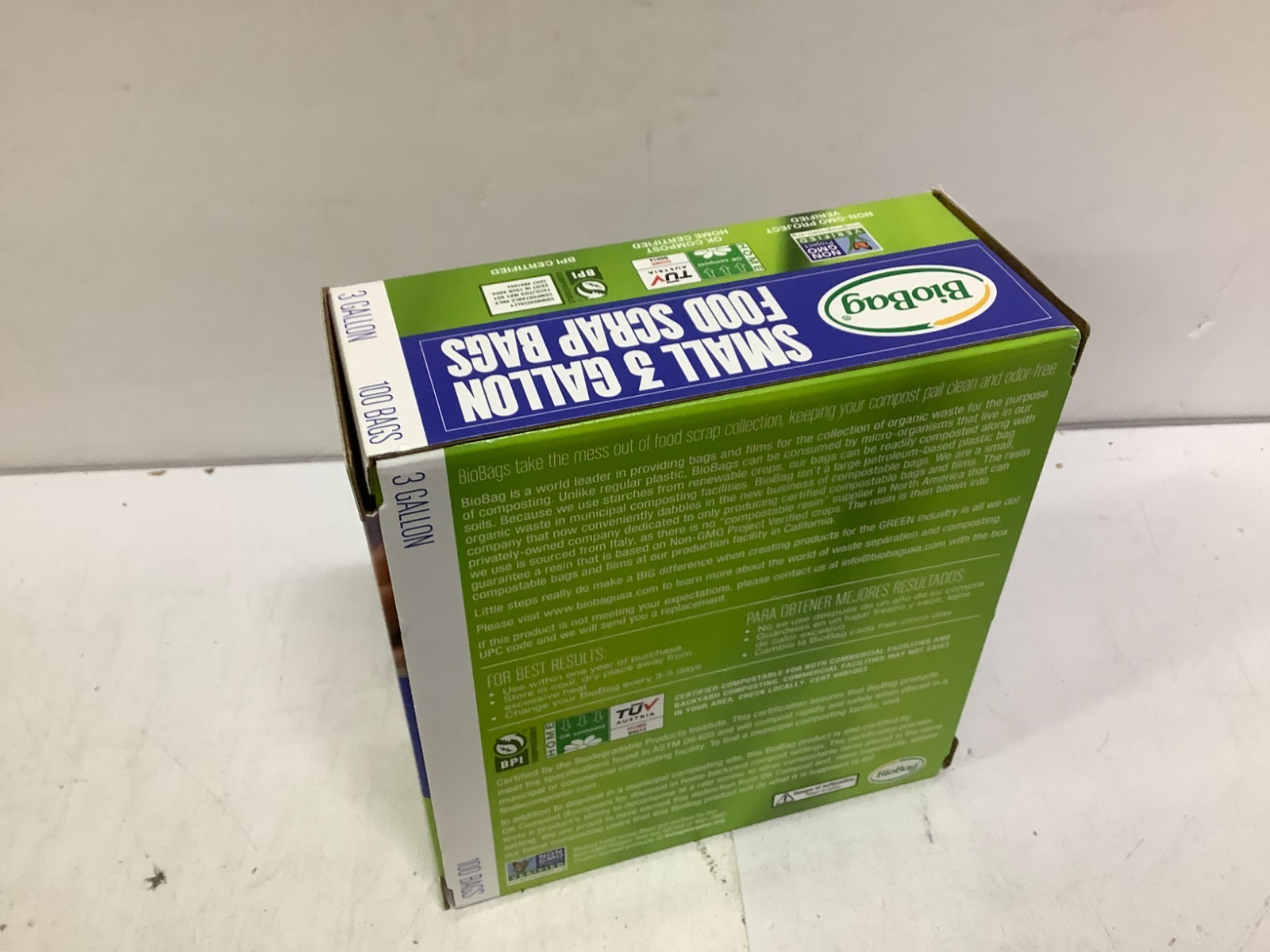 Bio Bag Compostable Small 3 Gallon Bags 100 Count by BioBag