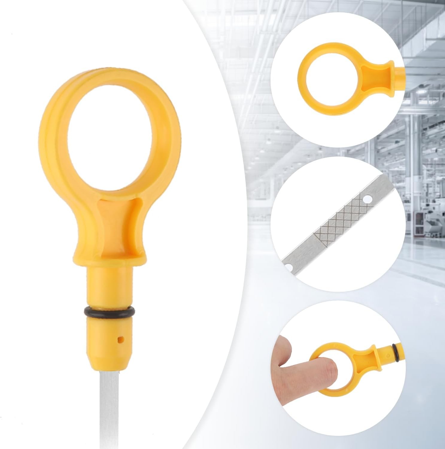 Car Engine Oil Dipstick Replacement OEM#CJ5Z-6750-A Compatible with Ford Lincoln