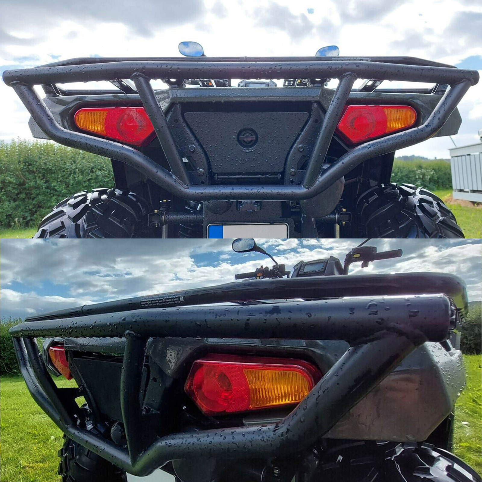 Front + Rear Brush Guard Bumper For Polaris Sportsman 450 570 14-23 #2879715