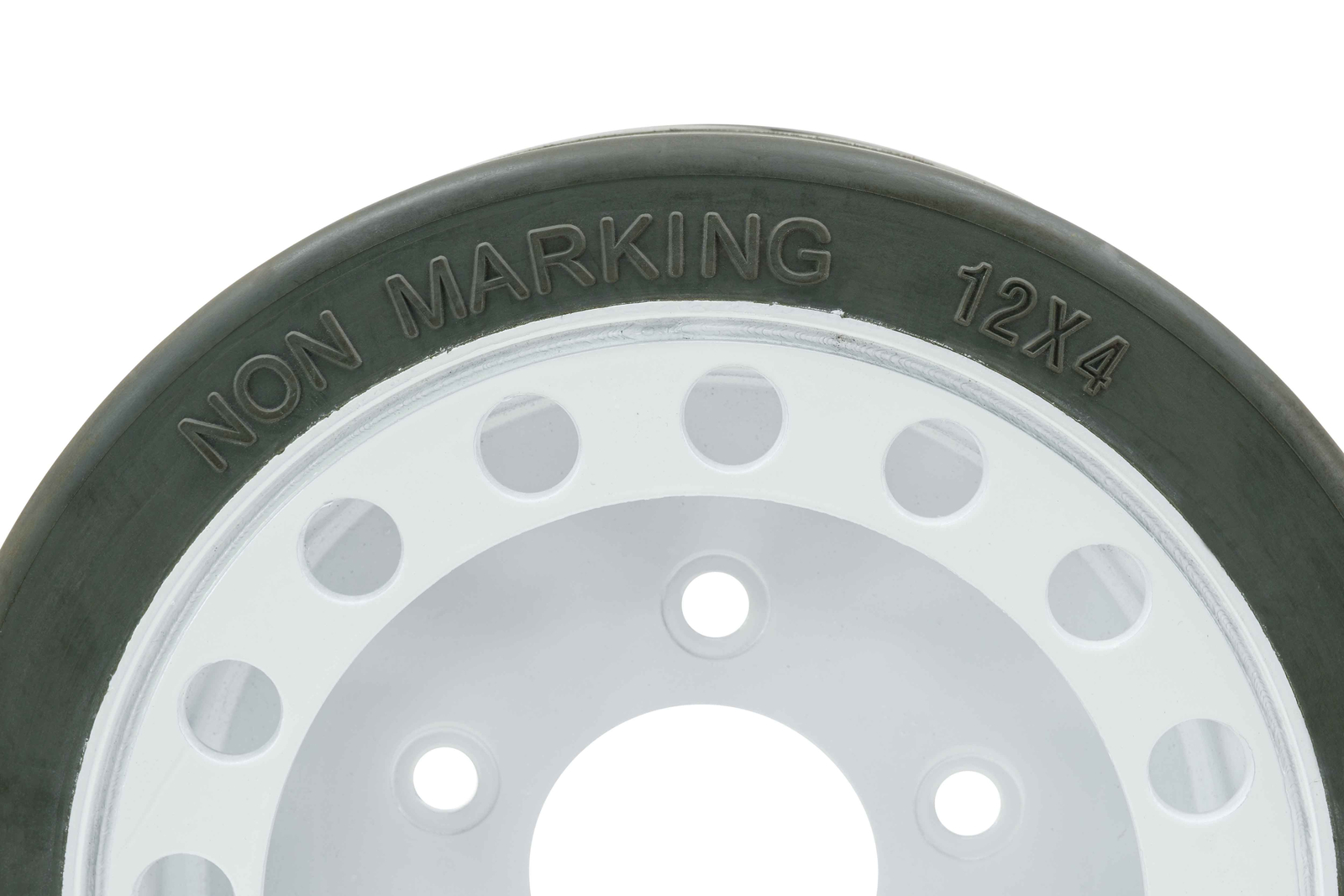 (4 Set) SkyJack Scissor Lift Tires (158436, 158437) 12 x 4 - Plain, Brake