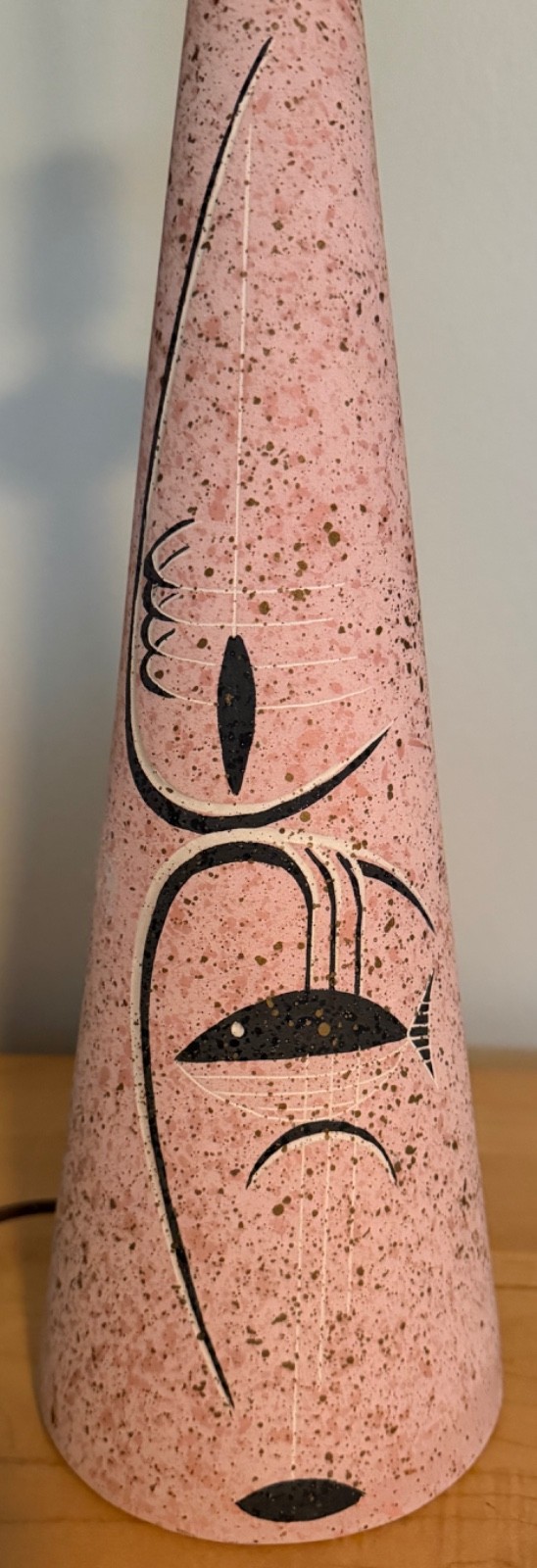 Vintage 50s MCM Fish Mobile Tye Cali Lamp Mid Century Modern Lighting Atomic Era