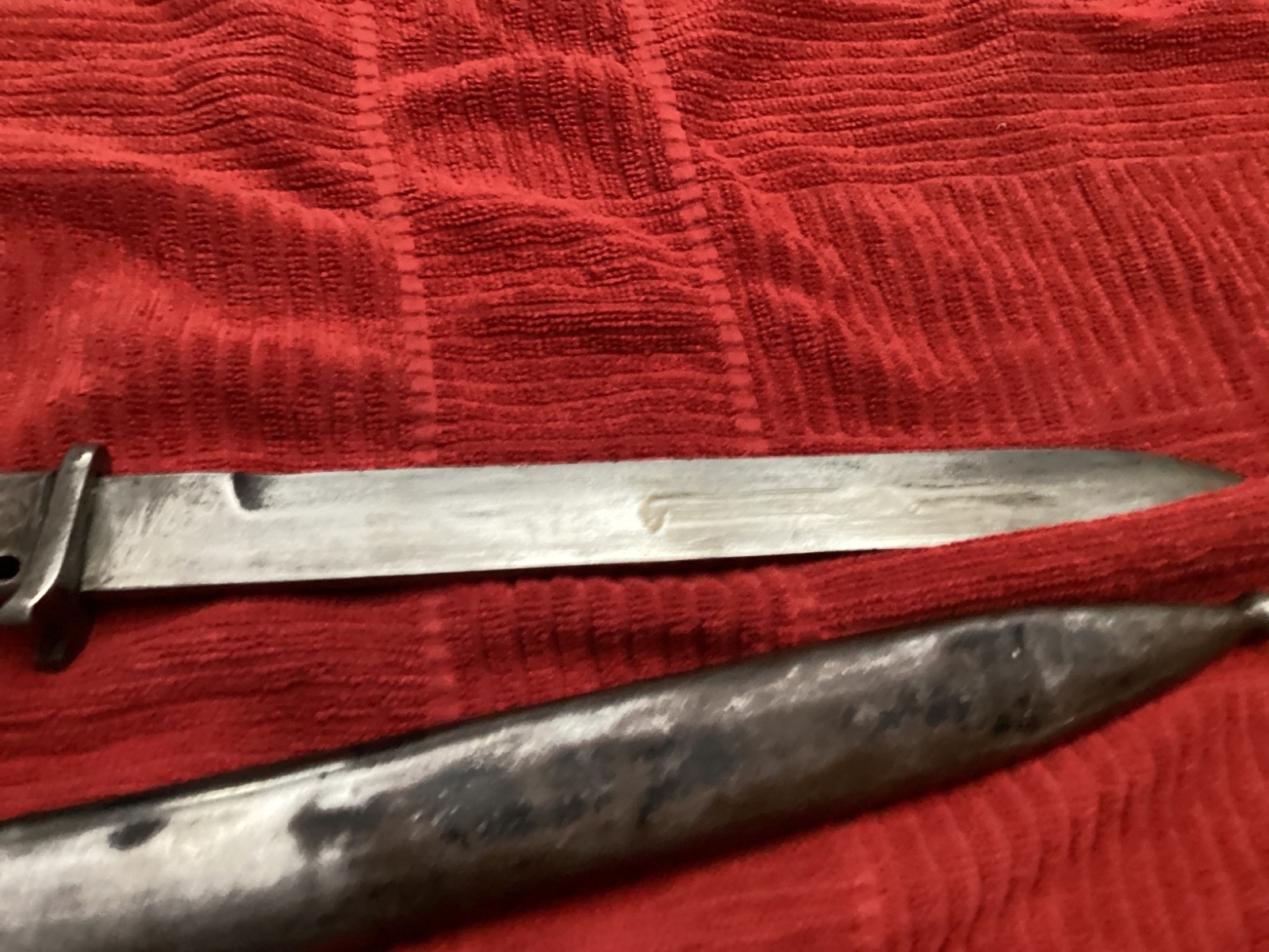 German Bavarian WWI Ersatz Bayonet Used Military Collectible