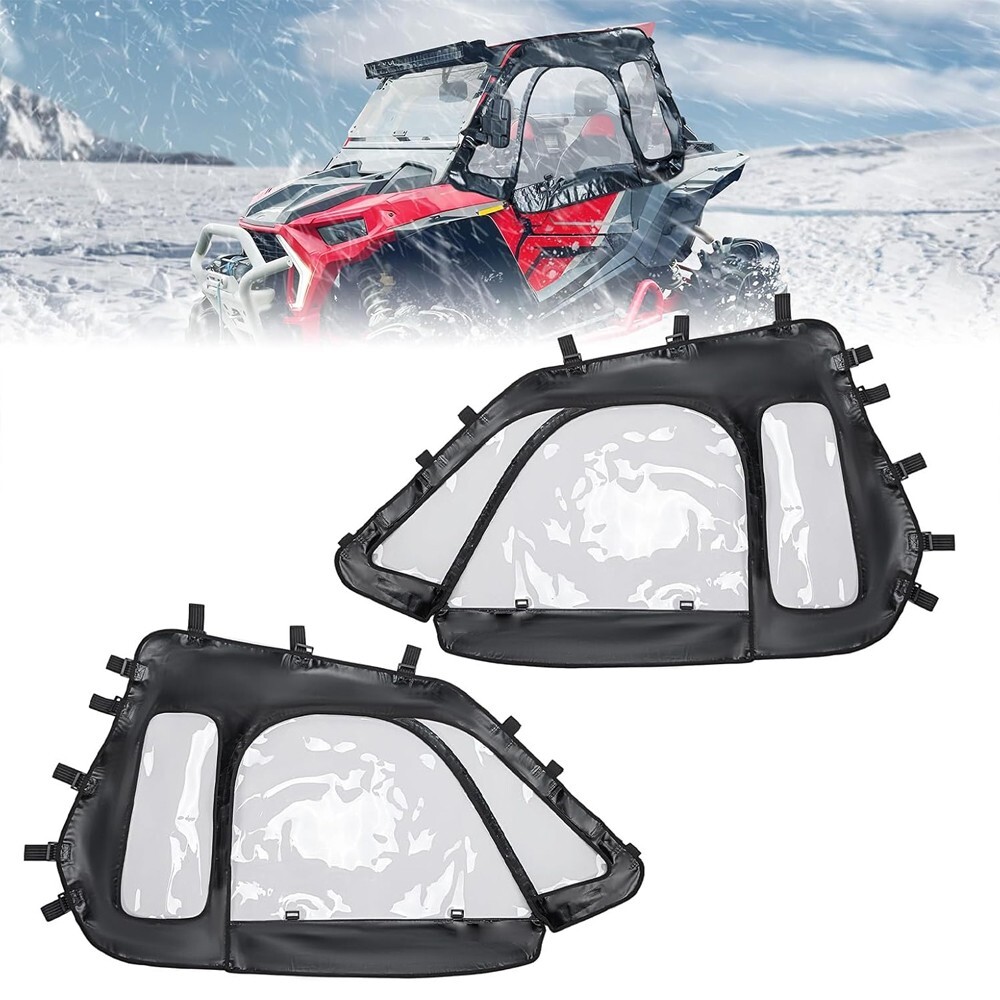 UTV Soft Upper Door Cab Enclosure Set for 2014-2023 Polaris RZR XP 1000 / Turbo