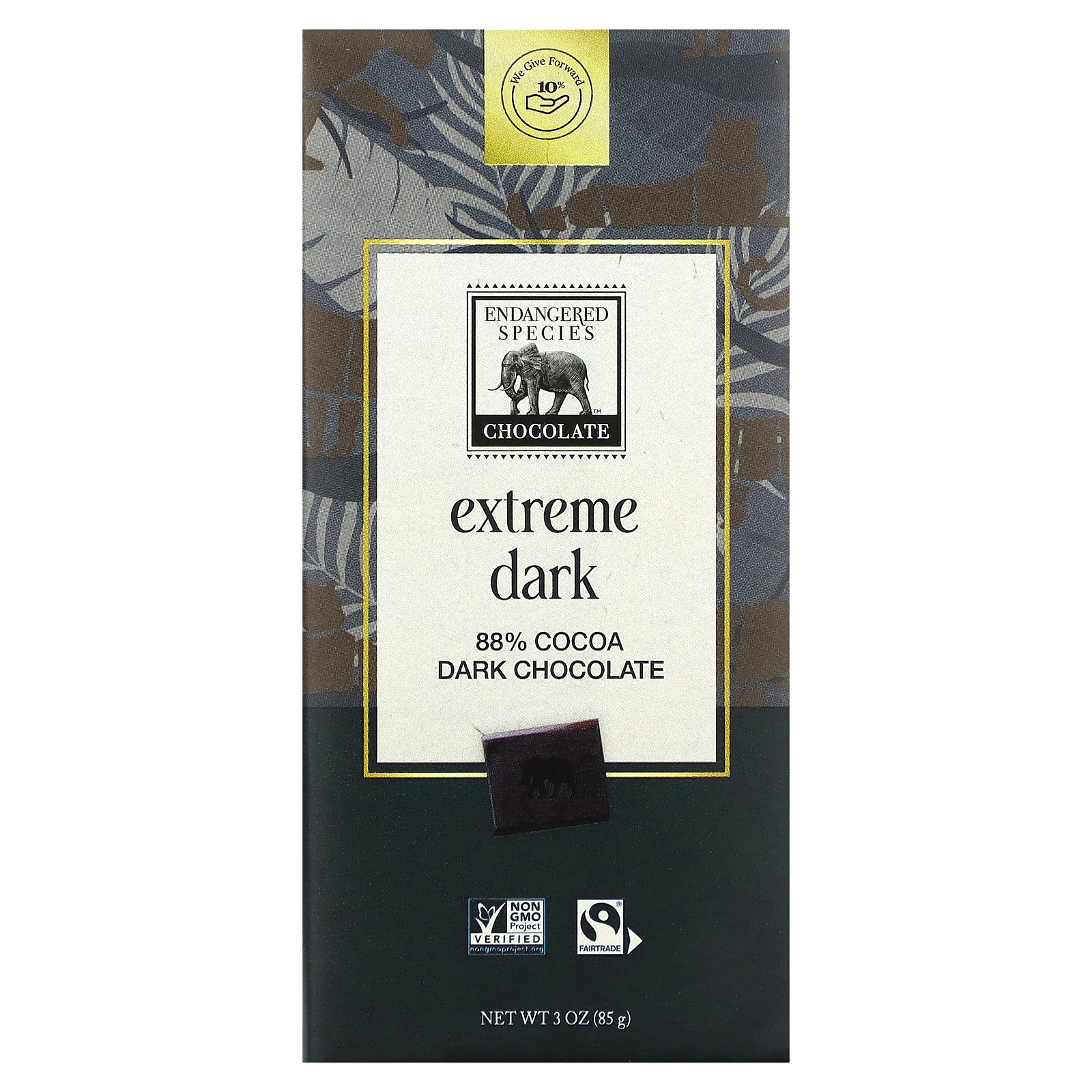 Extreme Dark Chocolate, 88% Cocoa, 3 oz (85 g)