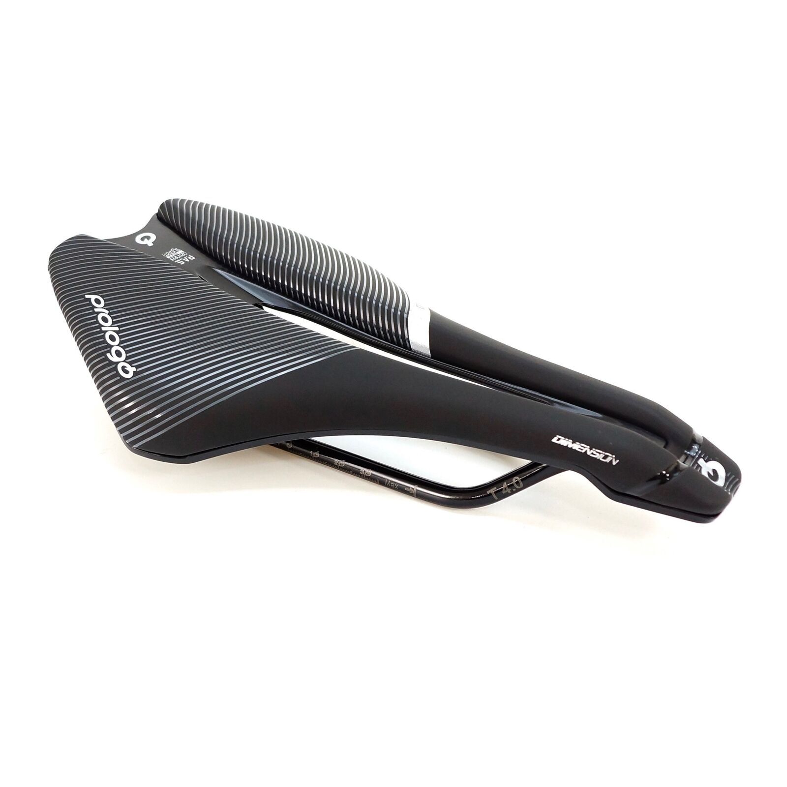 Prologo Dimension 143 T4.0/Triox/STN Rail Road Bike Triathlon Saddle Black
