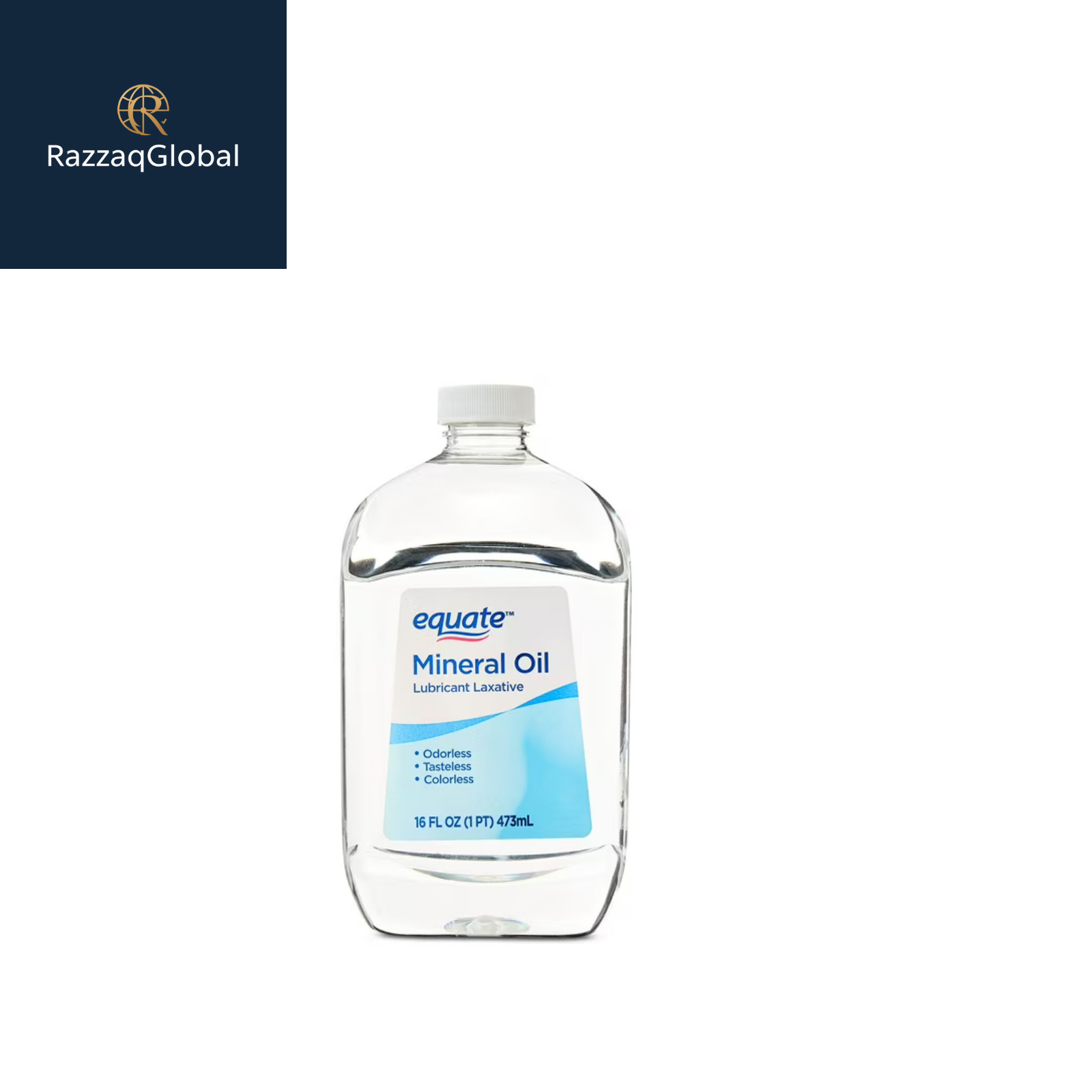 Equate Mineral Oil Lubricant Laxative Liquid for Constipation, 16 fl oz (474mL)