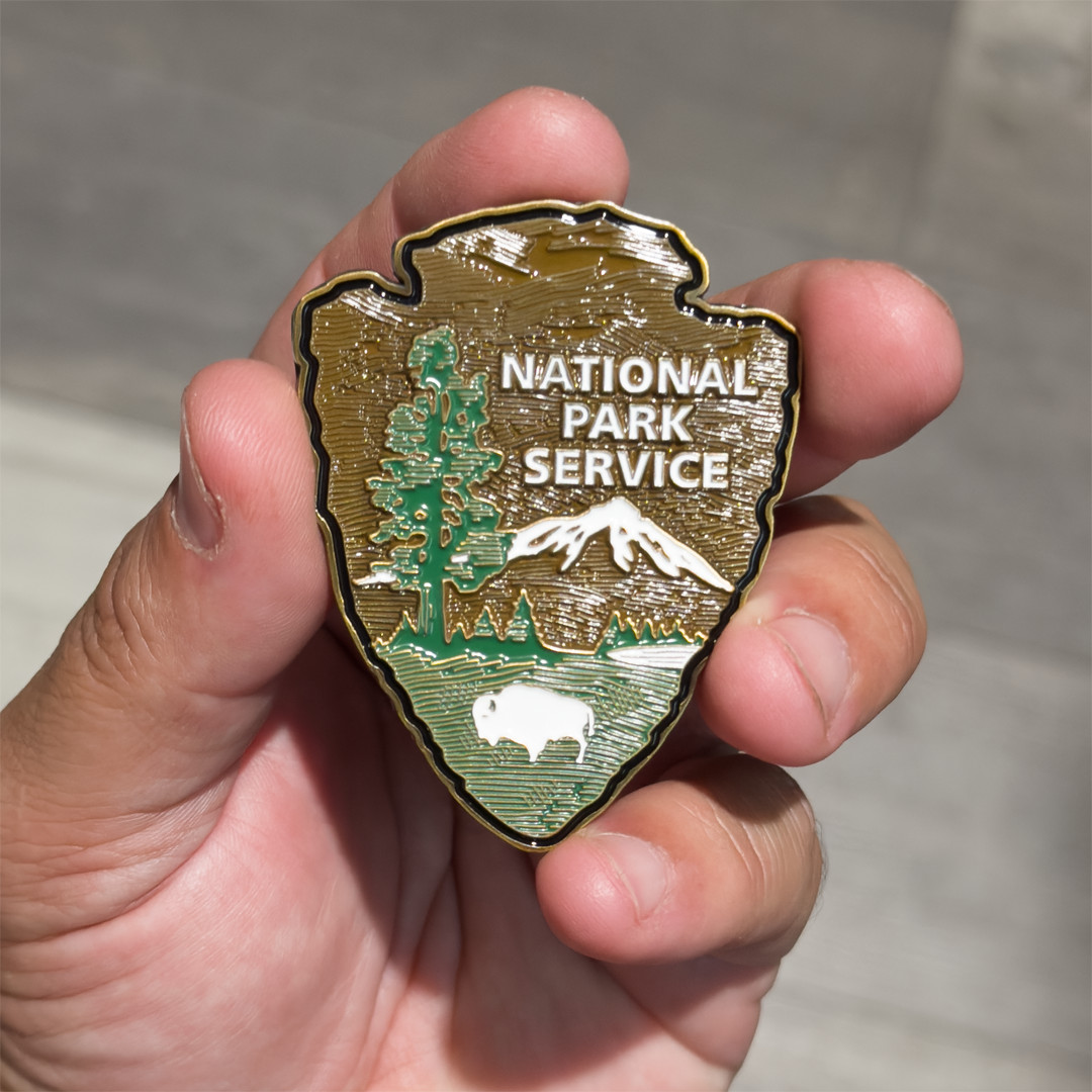 EL16-002 National Park Service NPS arrowhead Challenge Coin
