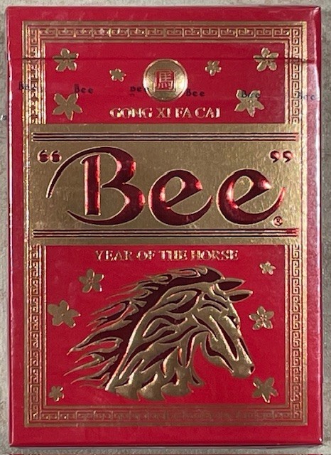 Bee Year of the Horse 2026 stunning playing cards