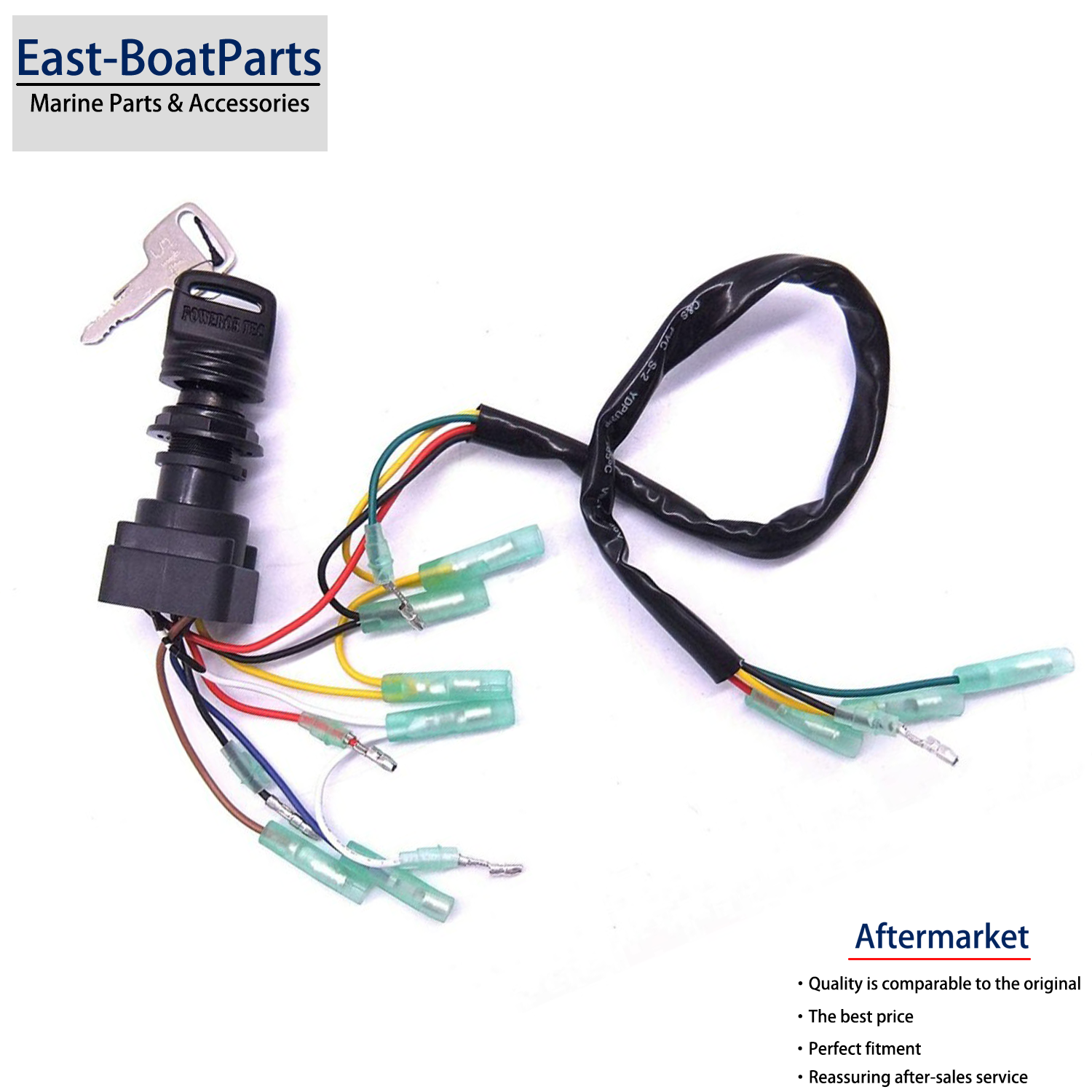 Ignition Switch Key Assy for Yamaha 70 75 80 85 90 95 HP Outboard 703-82510-43