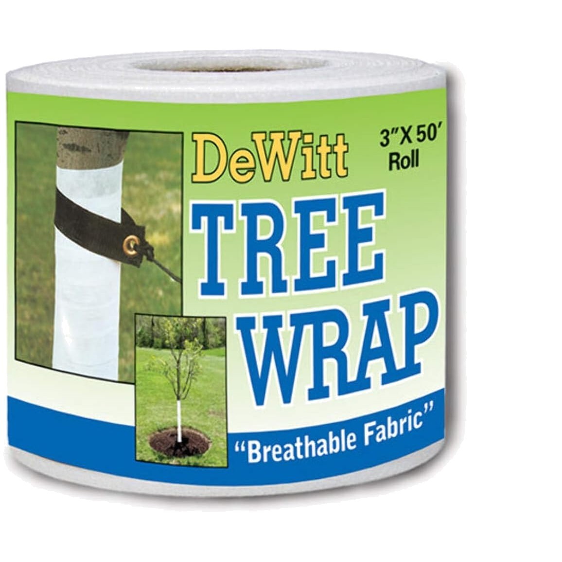 Breathable Tree Wrap, 3 In x 50 Ft - Protect Your Trees from Scorching