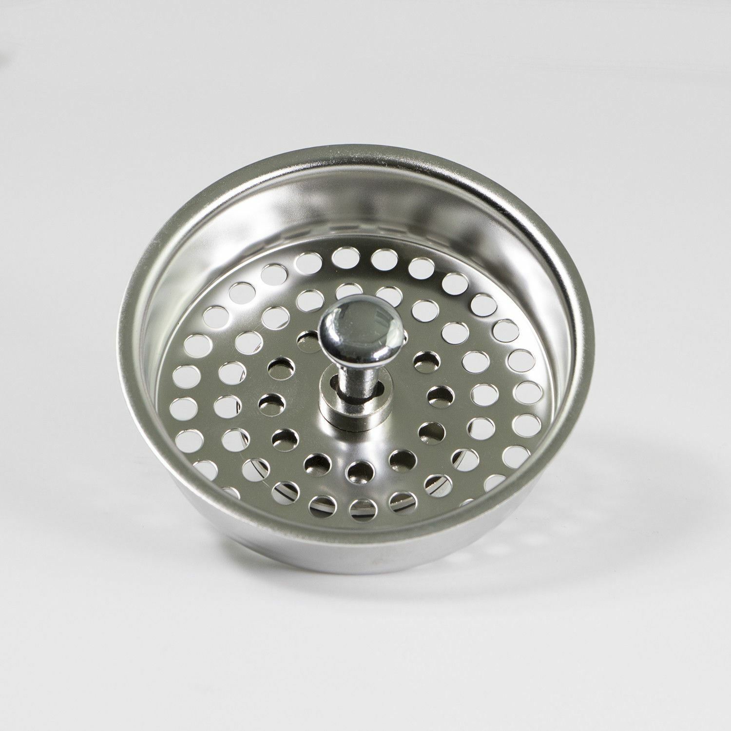 KOHLER Style Kitchen Sink 3.5" Stainless Steel Basket Strainer / Drain Stopper