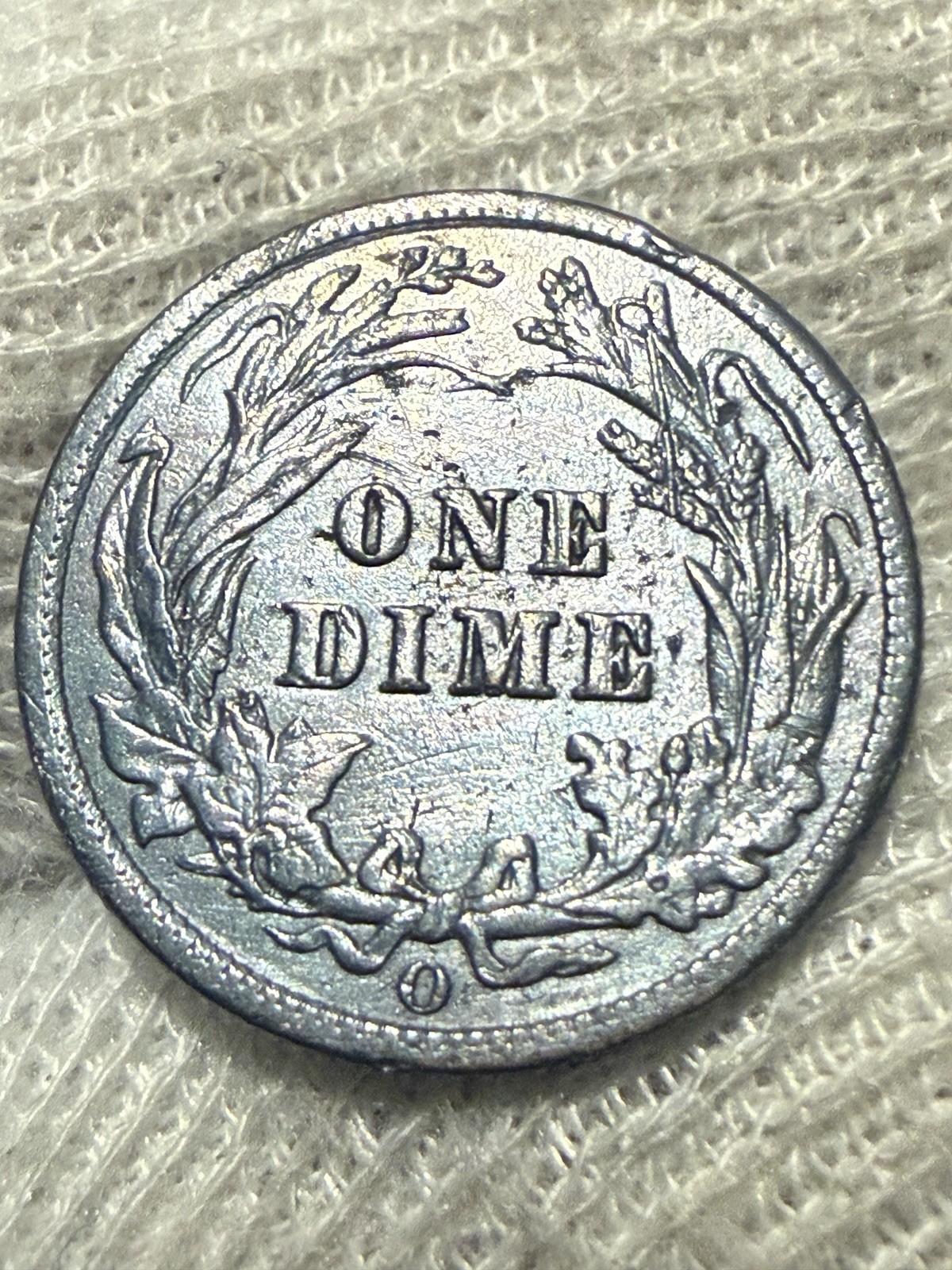 1909-O Barber Silver Dime AU + High Grade Original