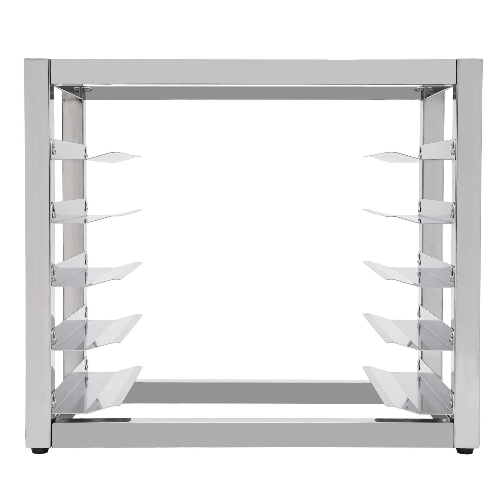 5-tier Kitchen Pan Rack Stainless Steel Baking Tray Rack Tabletop Bakery Rack