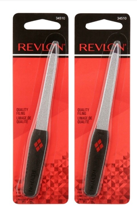 2 Pack Revlon Emeryl Compact Nail File