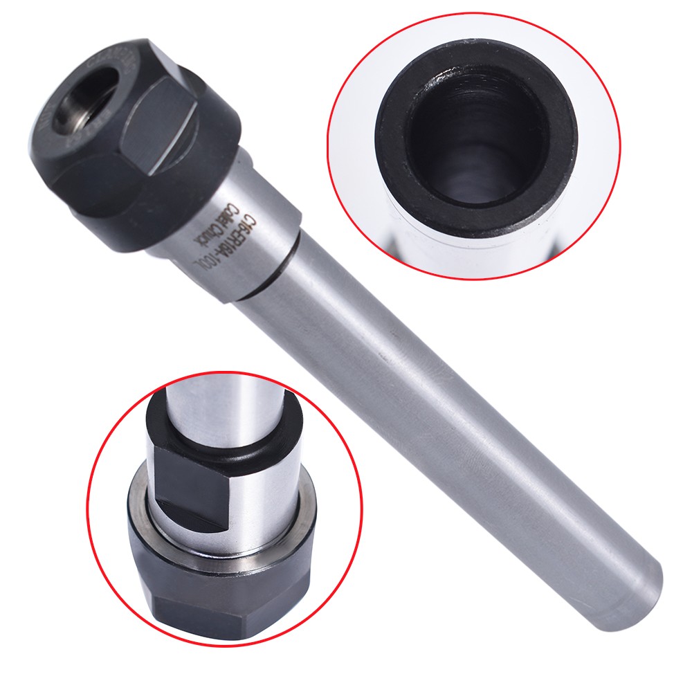 10 Pcs ER16 C16 100L Collet Straight Shank Chuck Holder Tool For CNC Milling