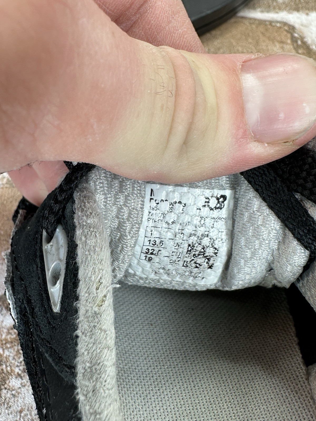 New Balance 990v3 Black Silver Running Shoes Sneakers PC990BS3 Boys Youth Size 1