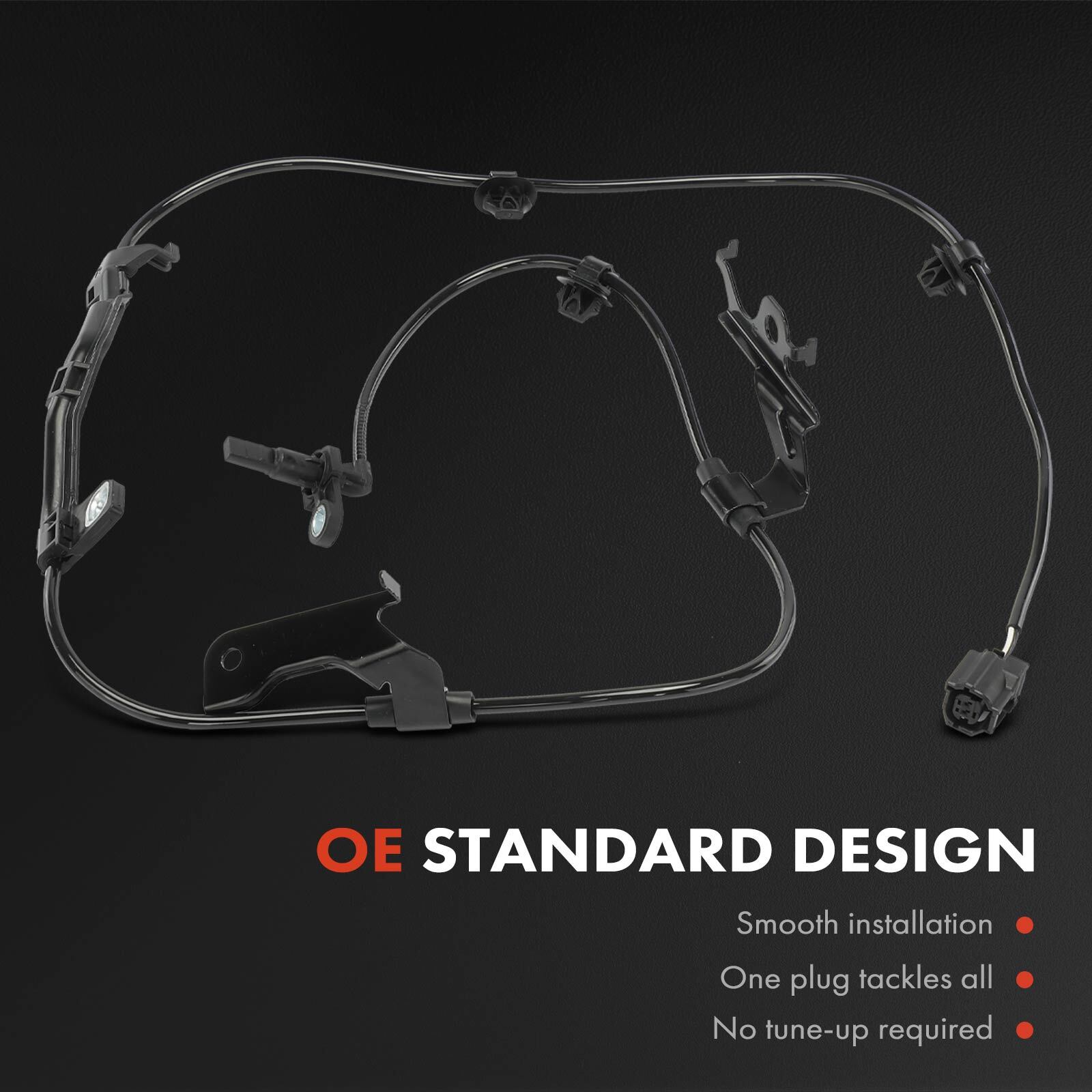 2x Front Driver & Passenger ABS Wheel Speed Sensor for Toyota Corolla 2019-2022