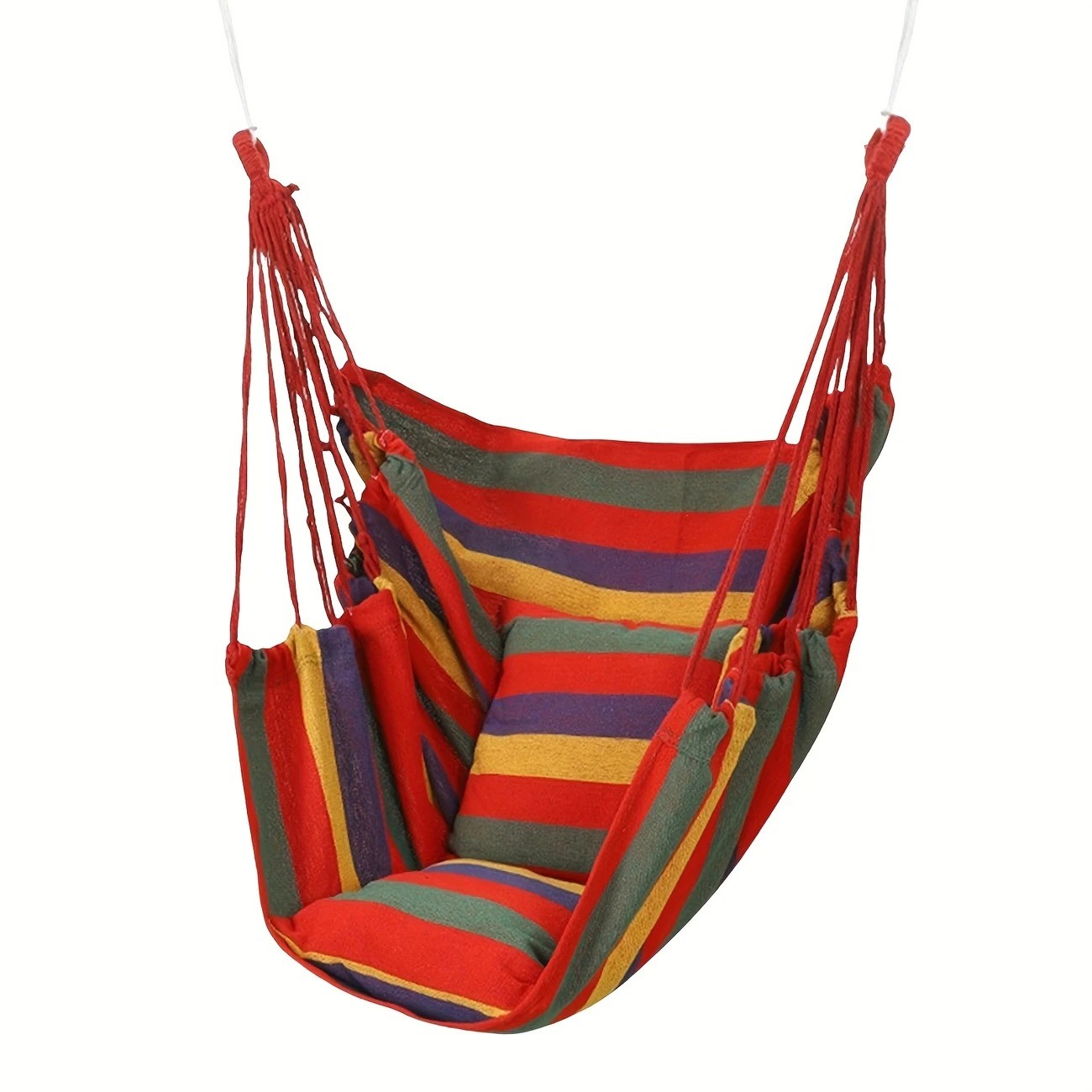 2 Person Double Camping Hammock Chair Bed Outdoor Hanging Swing Sleeping Garden