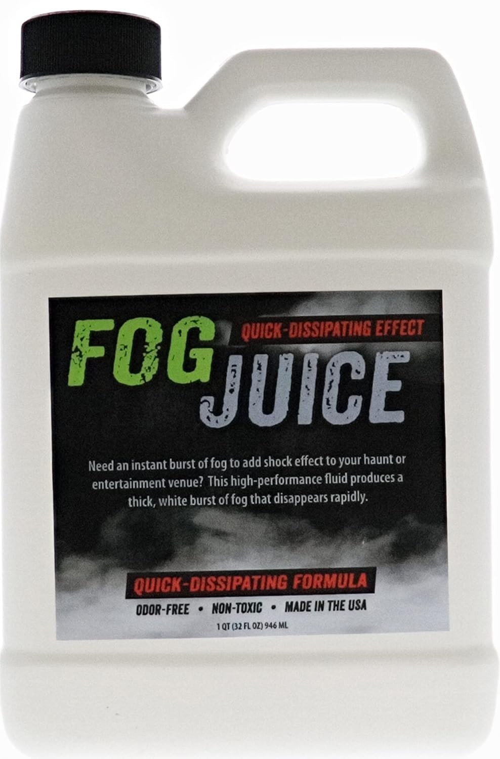 Fog Juice - 32 Oz - Quick Dissipating Formula, Produces Thick, Lasting Haze