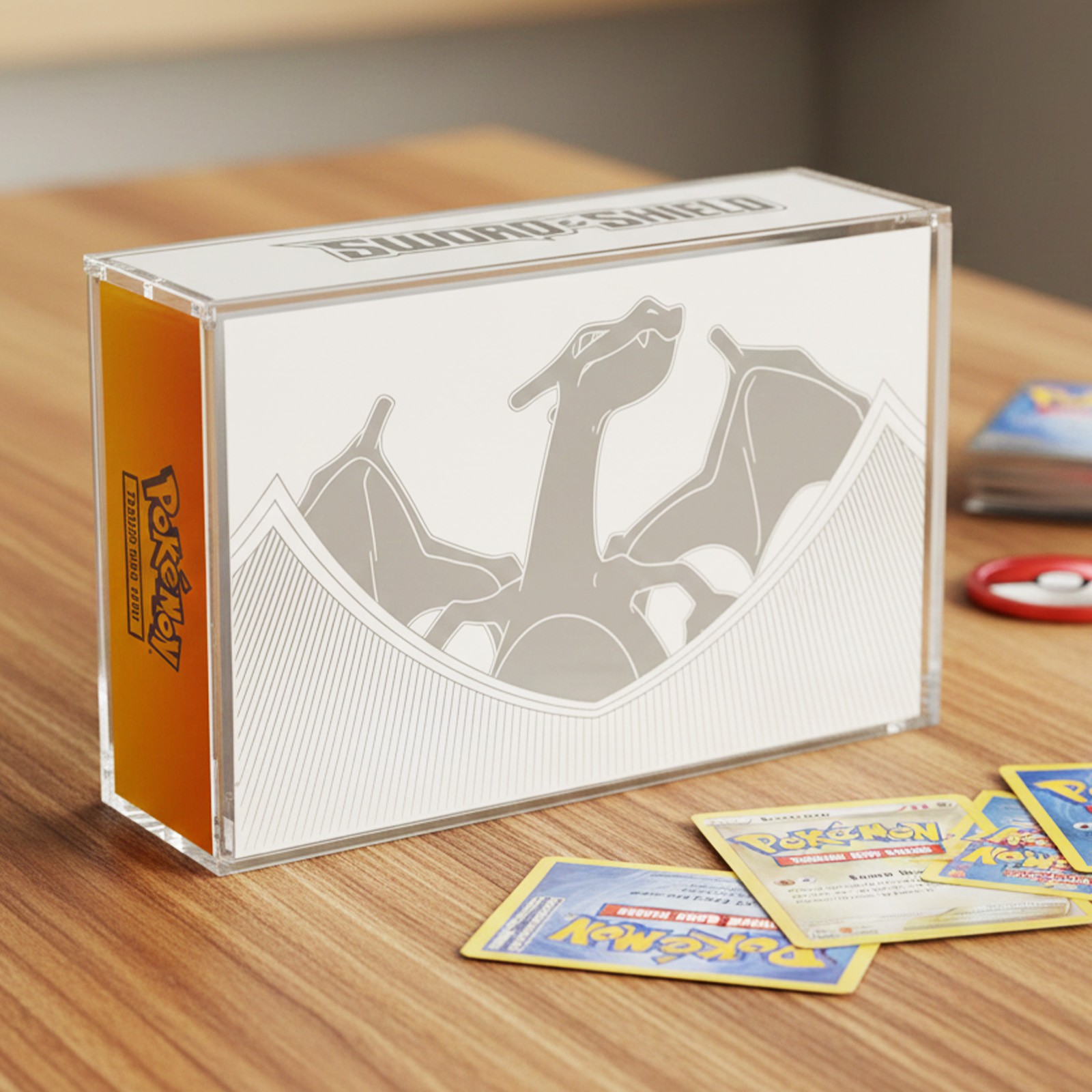 Magnetic Acrylic Case for Pokemon Charizard UPC Display 8+5mm Storage Protector