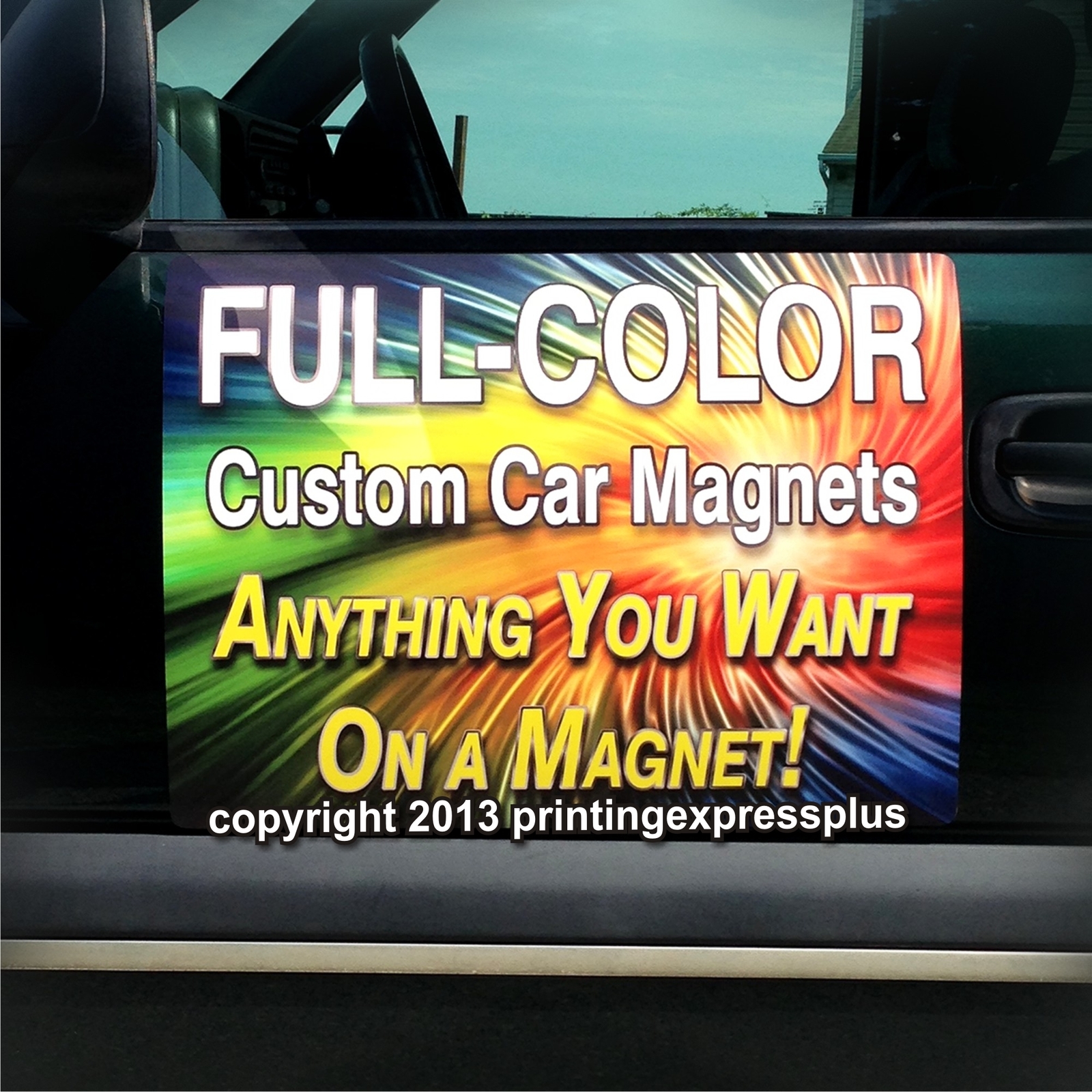 2 - 18x24 Custom Car Magnets Magnetic Auto Truck Signs - Free Design Included!