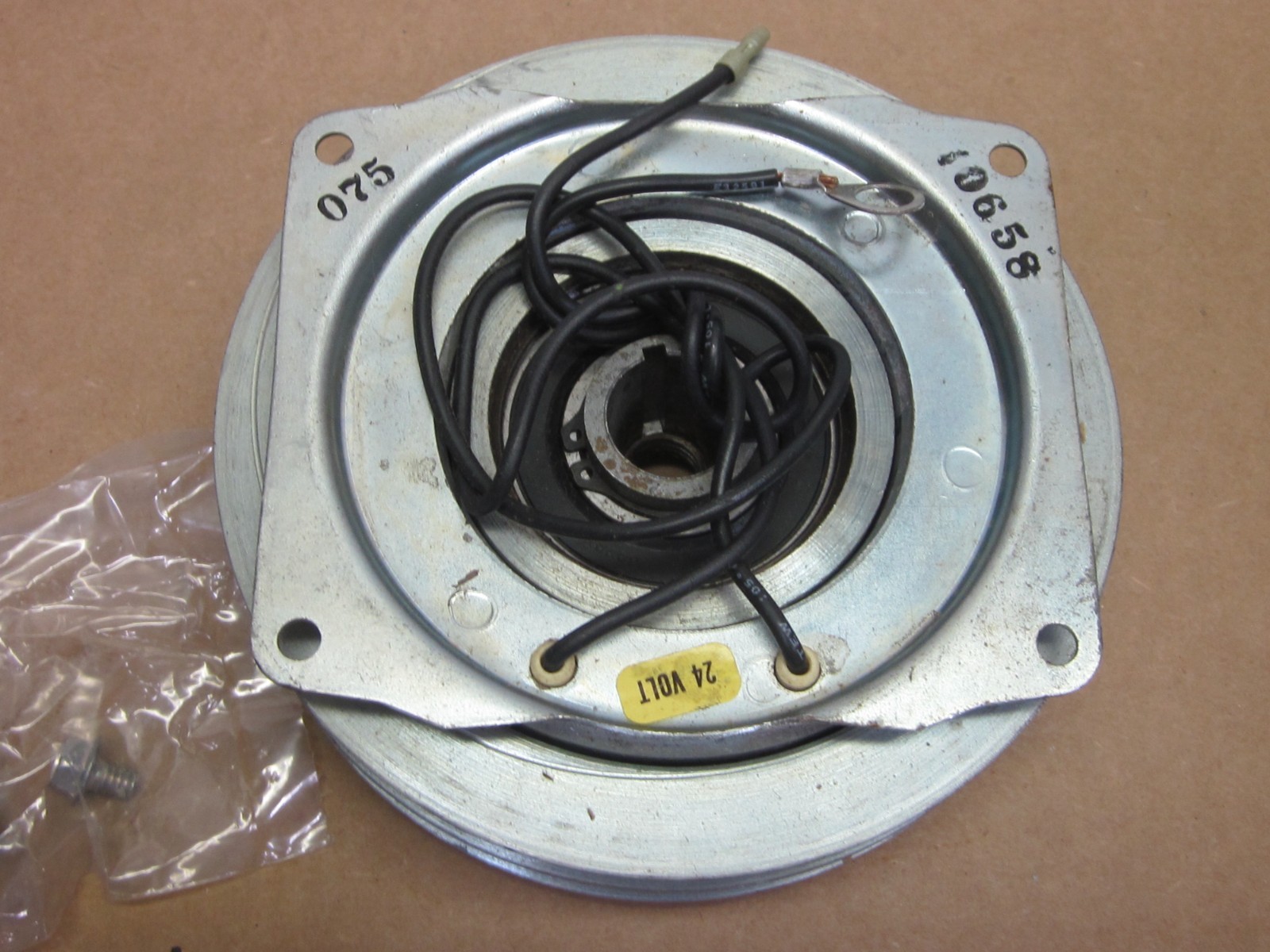 24 Volt York A/C compressor clutch-6" Double Pulley