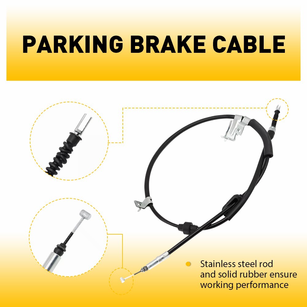 For 1994-1998 Acura Integra 1992-2000 Honda Civic Rear Parking Brake Cable E