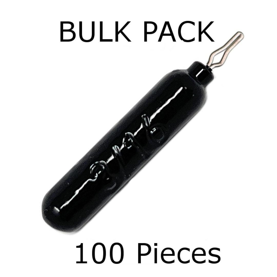 Reaction Tackle Bulk- 100 PACK!!! Skinny Lead Drop Shot Weights and Sinkers