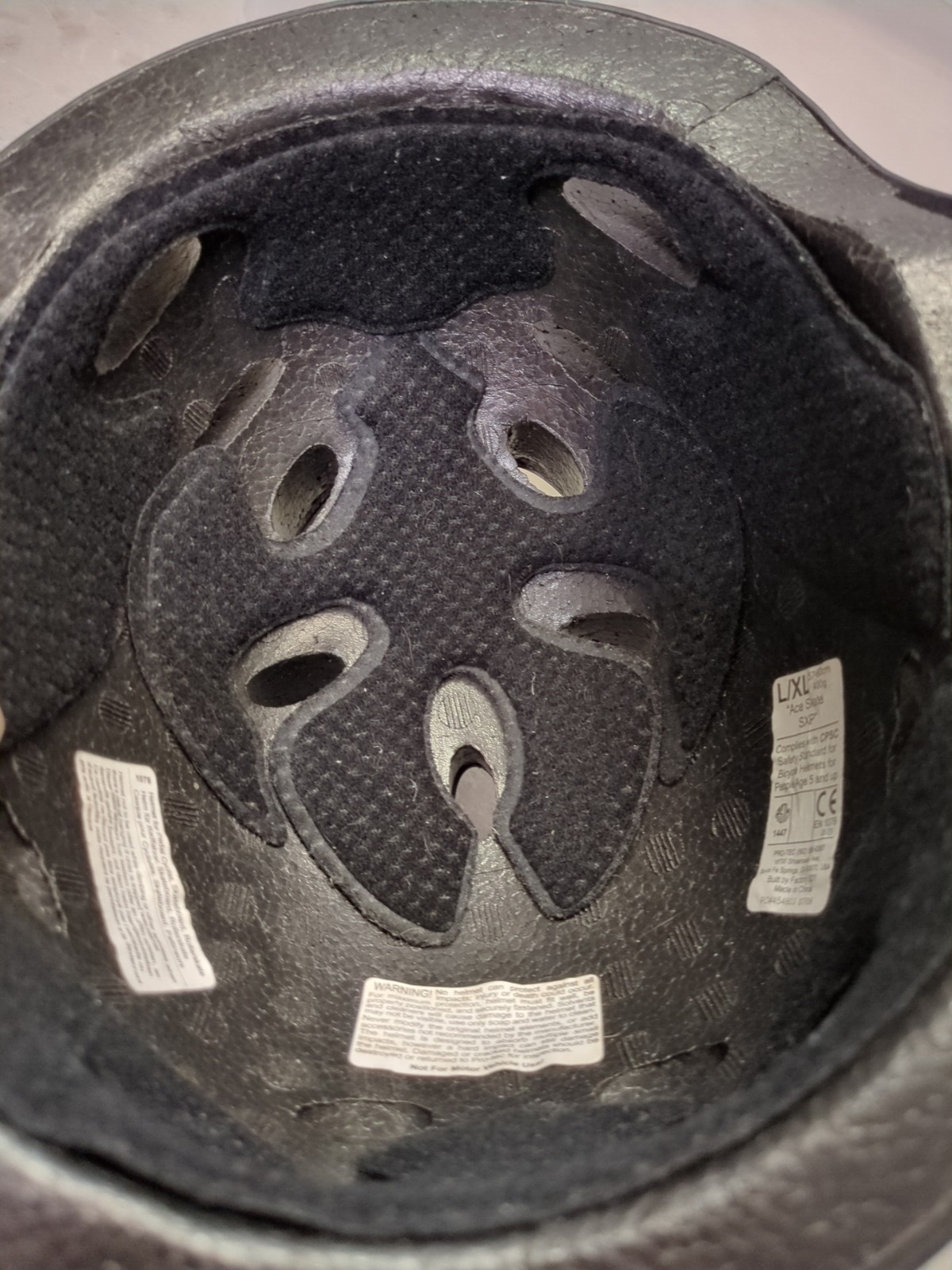 Pro-Tec Ace Skate SXP Skateboard Helmet XL Black Military/Tactical Bump Project