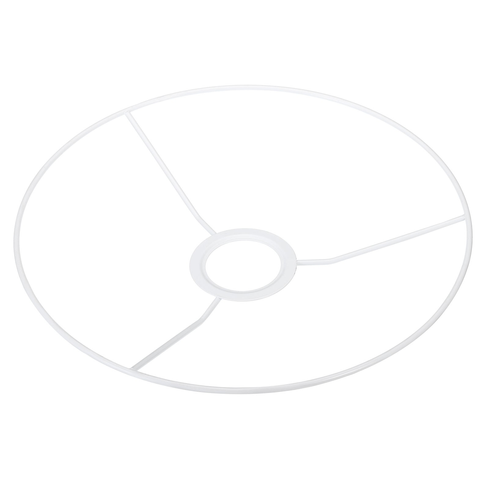 3pcs 10" E26 E27 Lamp Shade Ring Frame Lampshade Holder Wire Frame Drum Ring