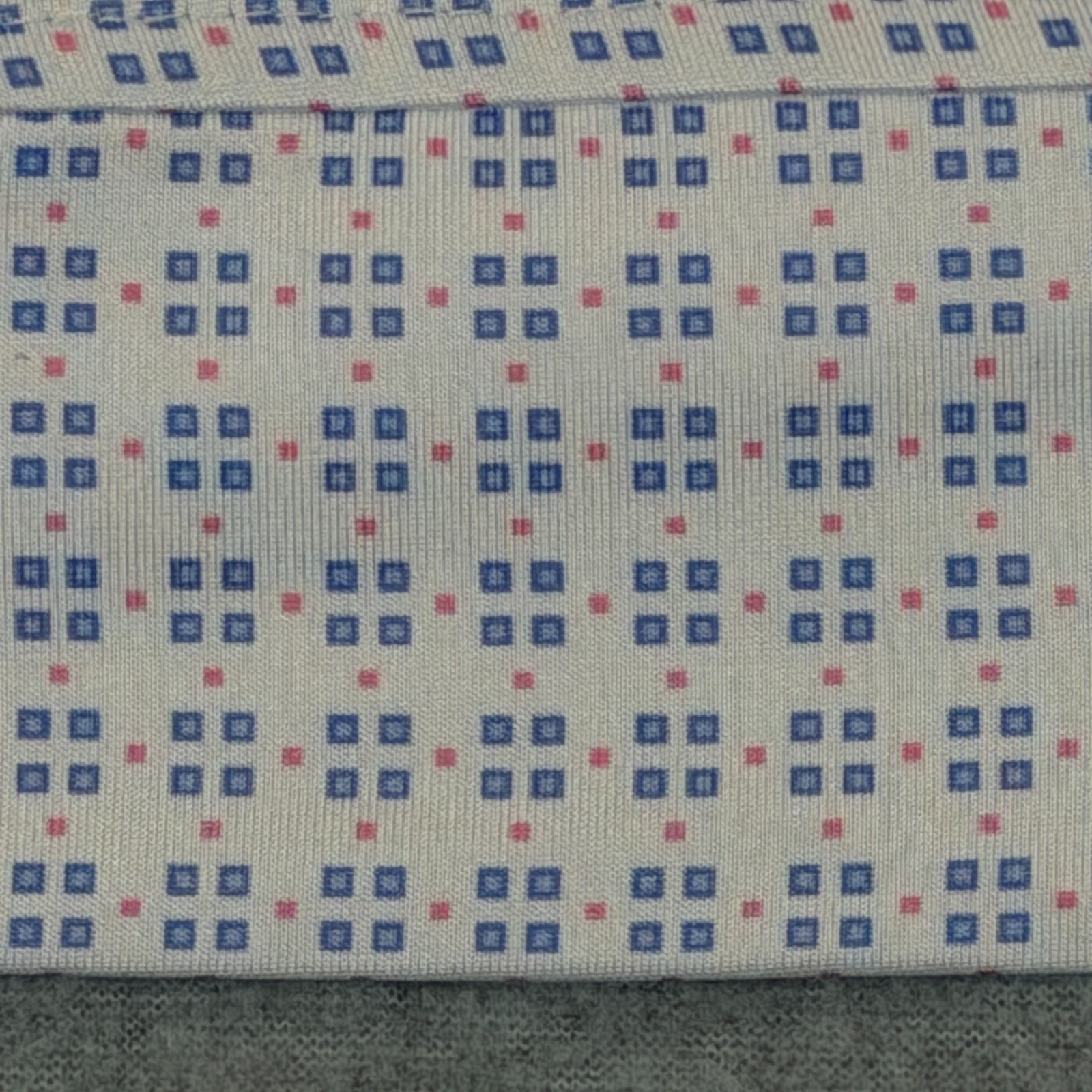 TailorByrd Performance 1/4 Zip Pullover Men's XL White Geo Print Active/Golf NWT