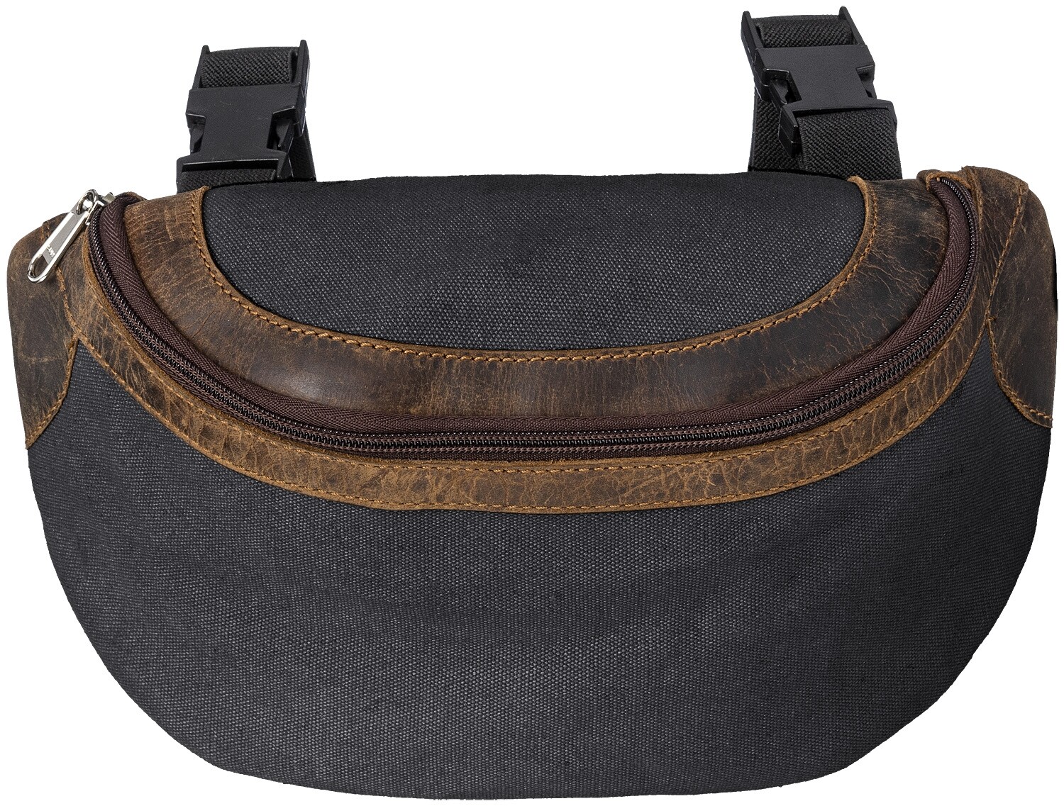Western Saddle Pommel Pouch - Canvas with Leather accents - 3 Colors