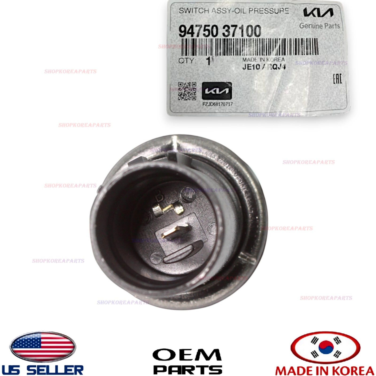 ✅Genuine✅ Oil Pressure Switch Sensor OEM 2001-2023 Hyundai Kia 9475037100QQK