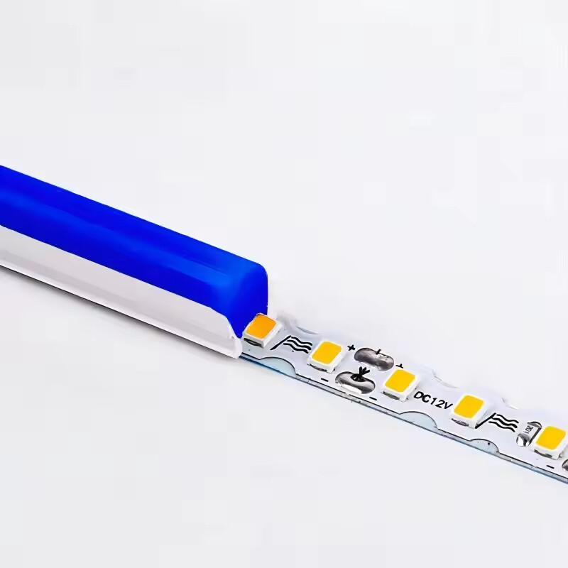 Separated Neon Flexible LED Light Strip Cover 8mm DIY Bendable Silicone Diffuser