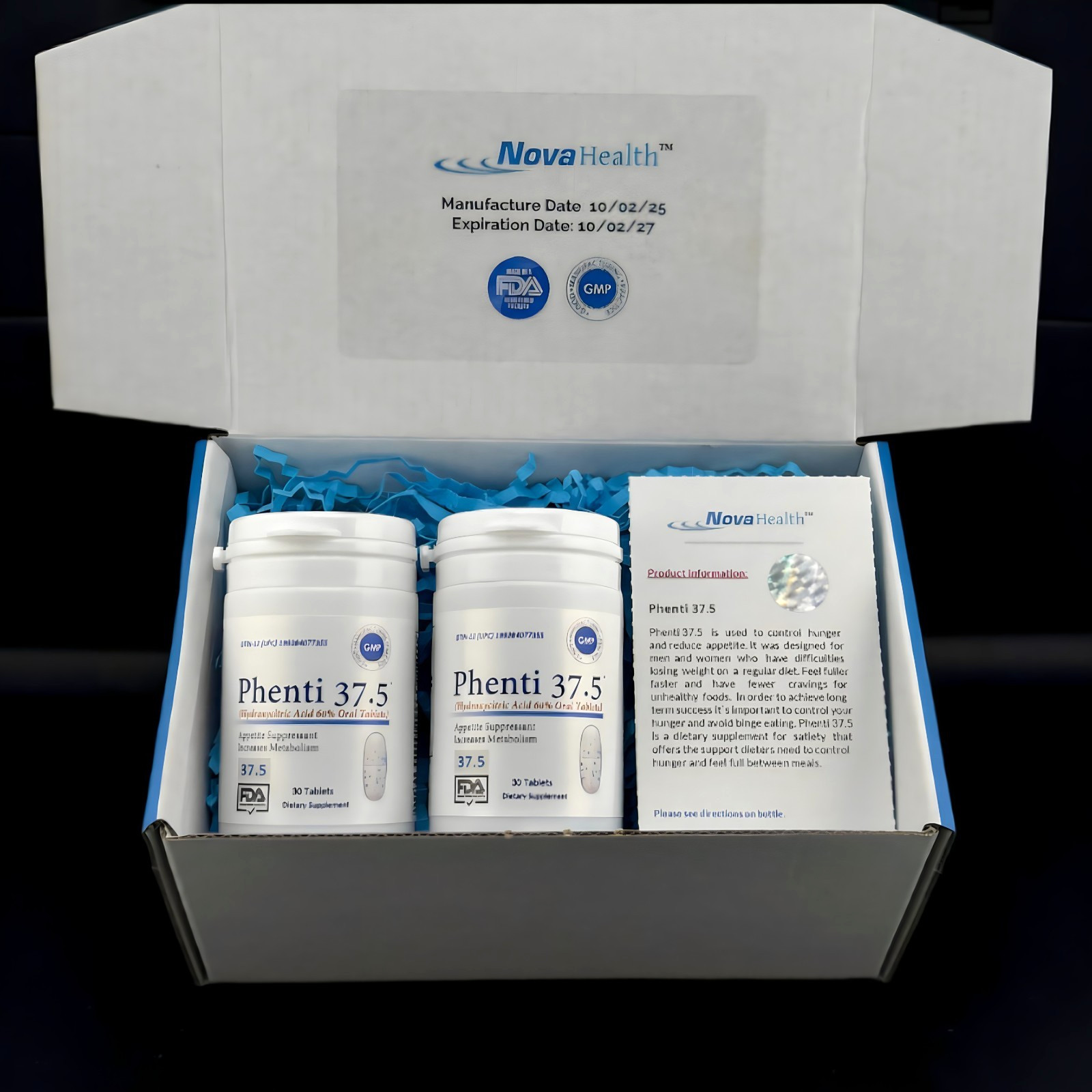 Phenti 37.5, Appetite Suppressant, Diet Pills for Weight Loss-Fat Burner