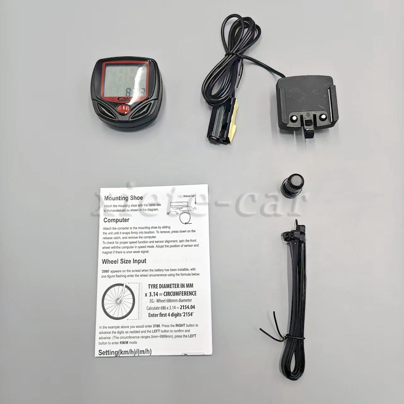 SPEEDOMETER Bike Bicycle Cycle Digital Odometer Computer KMH MPH Waterproof LCD
