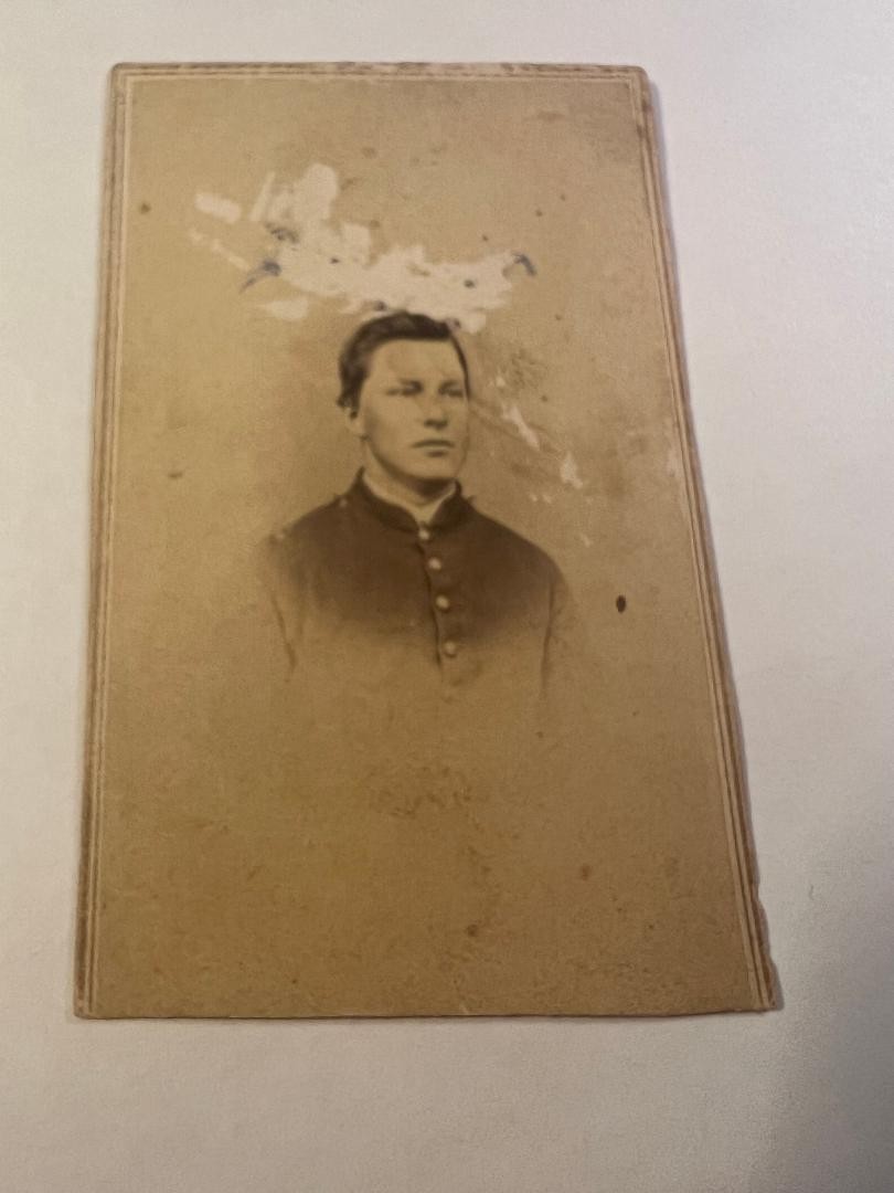 Civil War CDV Pvt Robert Thompson 6th Pa Heavy artillery Battery B