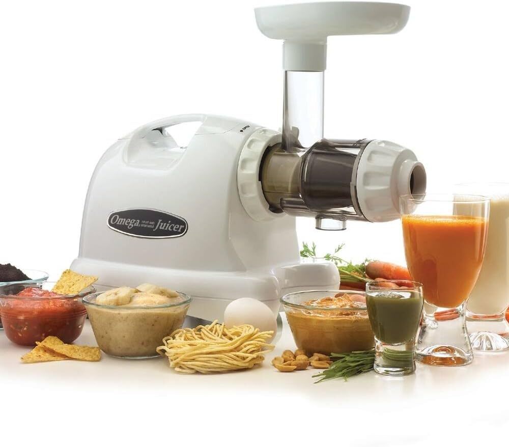 Omega J8004X Nutrition Center Commercial Juicer, White - Certified