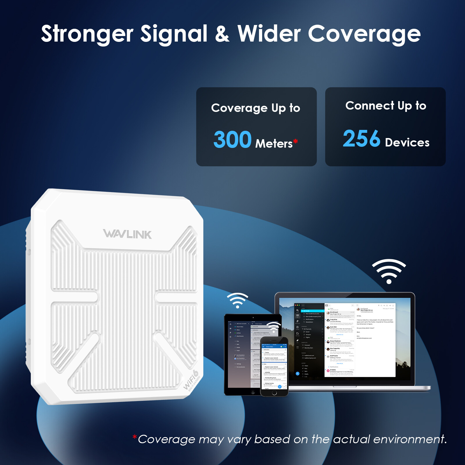 WAVLINK AX3000 WiFi 6 Outdoor Extender Router Booster WIFI Repeater Long Range