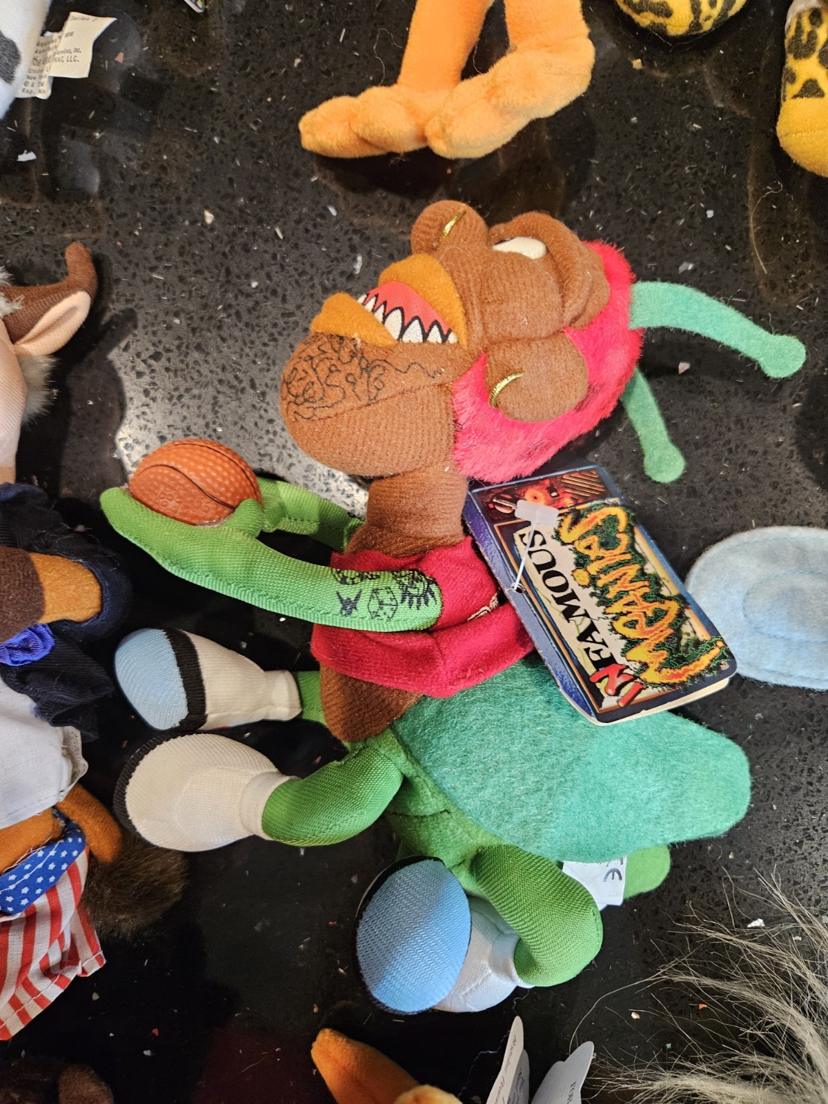 Lot Of 13 Assorted Vintage 1998 Infamous Meanies Meanies Beanbag Plush NWT