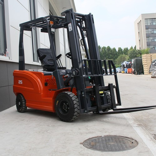 Electric Forklift 2.5Ton 5500lbs W/60V 70Ah Charger Side Shift Solid FREE SHIP