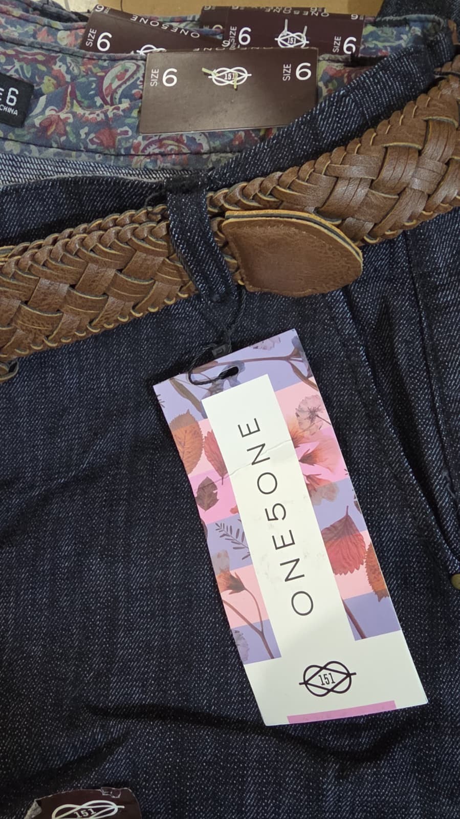 ONE 5 ONE SHORTS WITH BRAIDED BELT