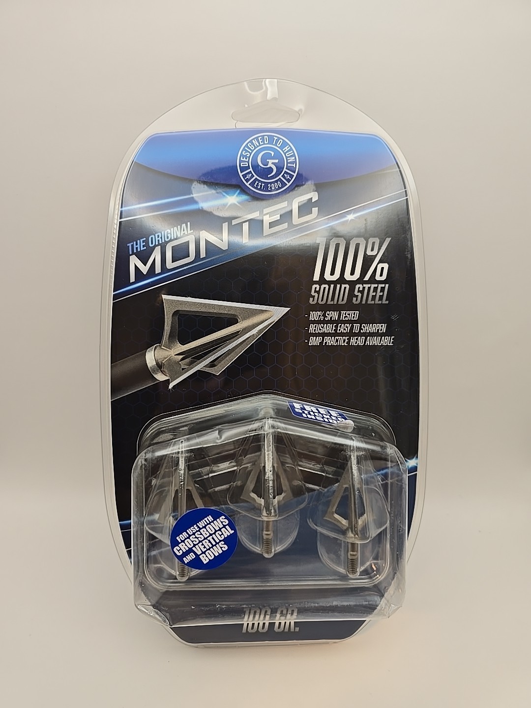 G5 Montec Standard 100 Grain 3 Pack Broadheads