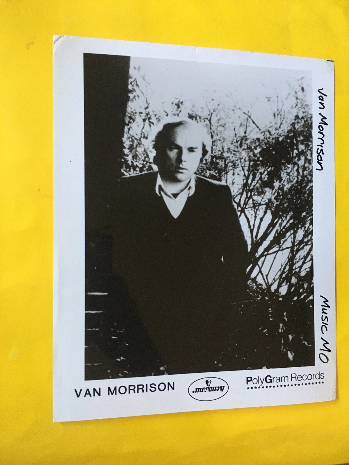 Van Morrison Press Photo 8x10”, See Description.