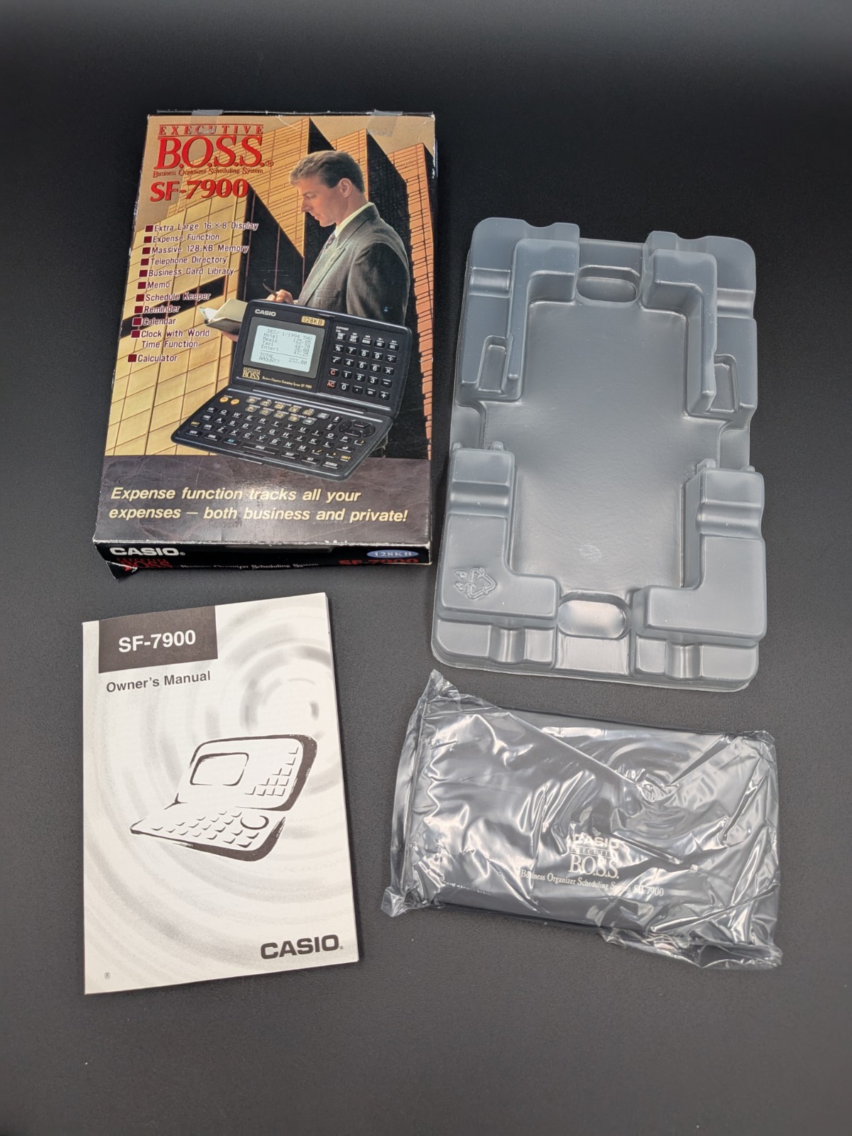 Vintage New CASIO BOSS SF-7900 Electronic Digital Diary - READ