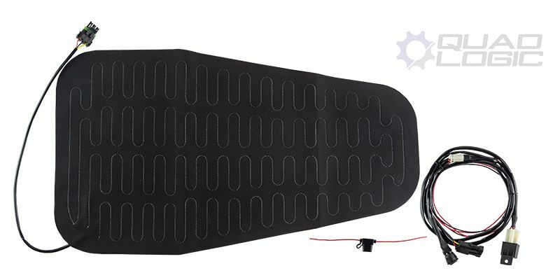 Quad Logic ATV Heated Seat Warmer Pad Kit Universal Yamaha Honda Polaris Can-Am