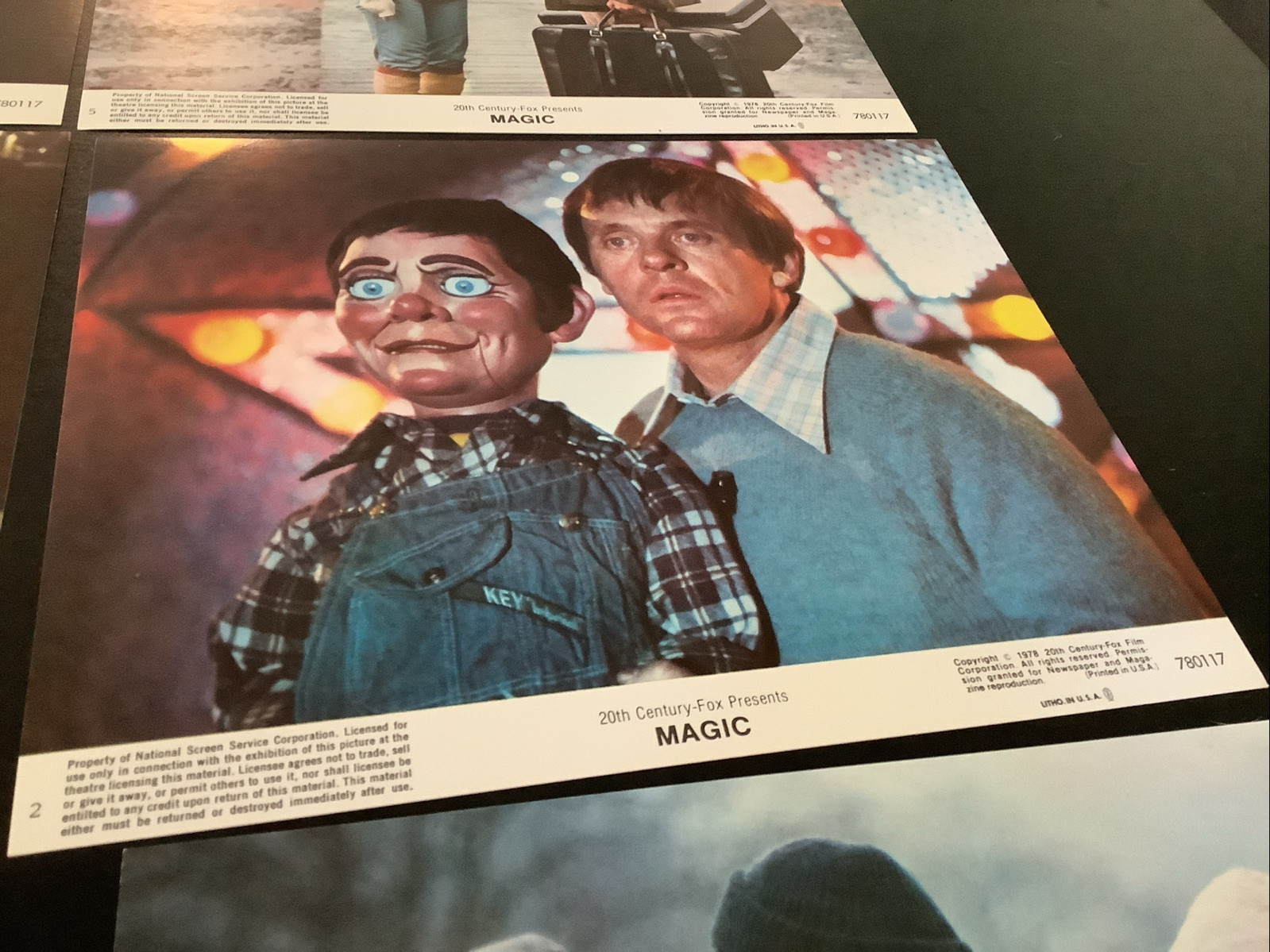 MAGIC 1978 ORIGINAL LOBBY CARD SET OF 7 ANTHONY HOPKINS ANN-MARGRET-EXCELLENT!