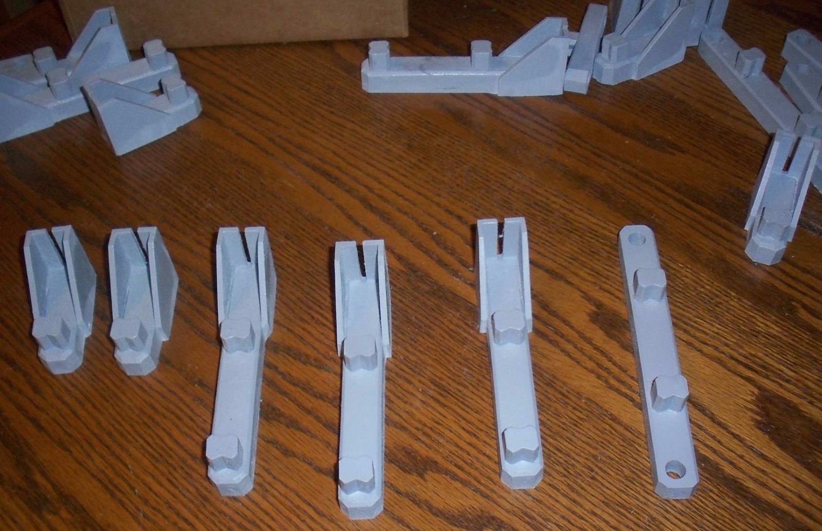 Double Track Wall Bracket for Mounting Disney Monorail Track to a Wall