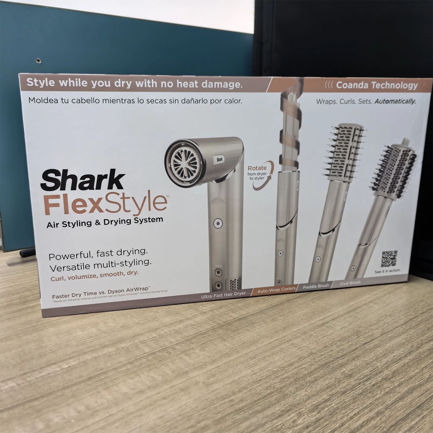 Shark Flex Style 1300W Air Styling & Drying System - Stone (HD430) Open STOCK US